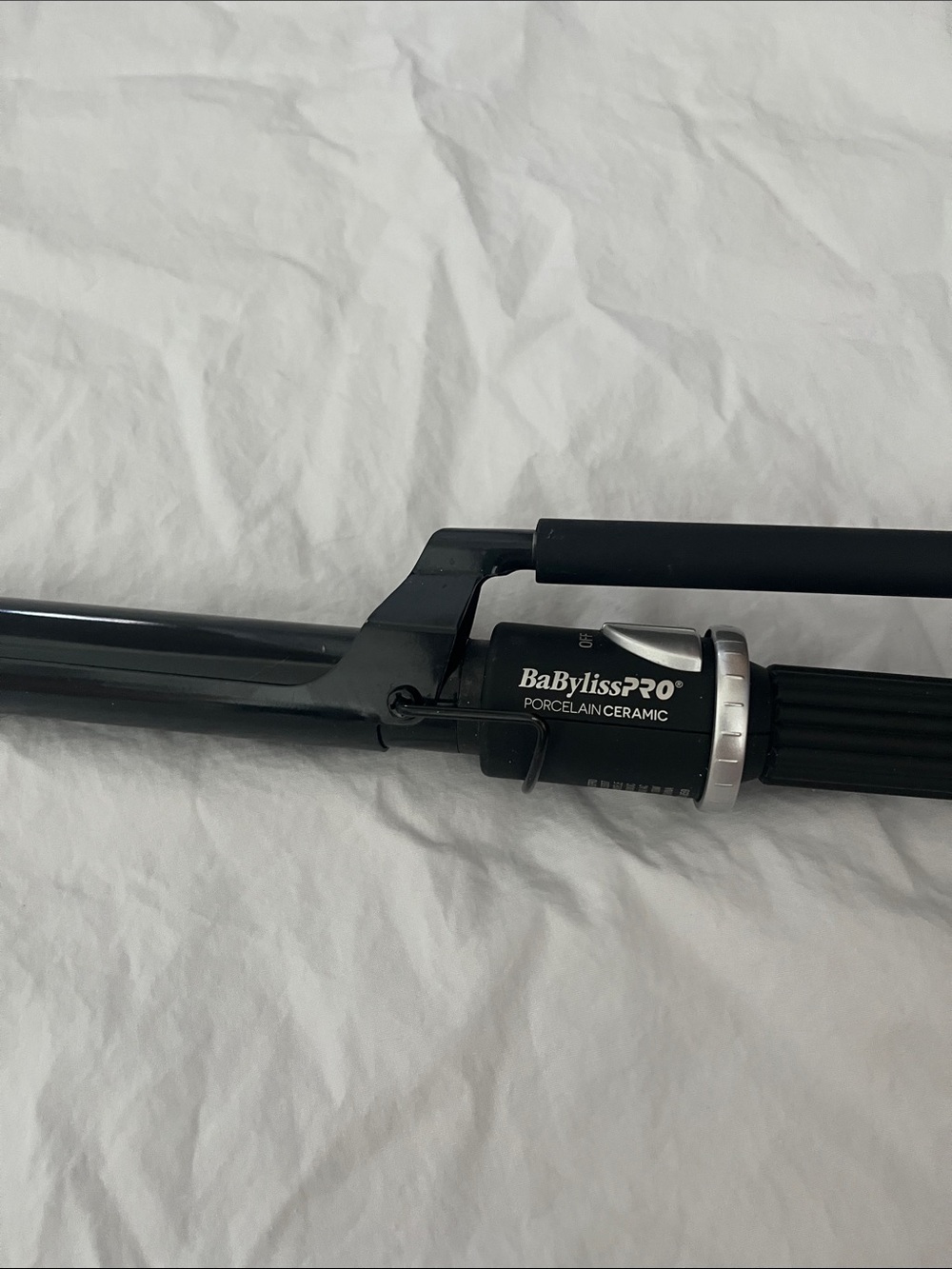BaBylissPRO Black Porcelain Ceramic Curling Iron - Professional Hair Styling